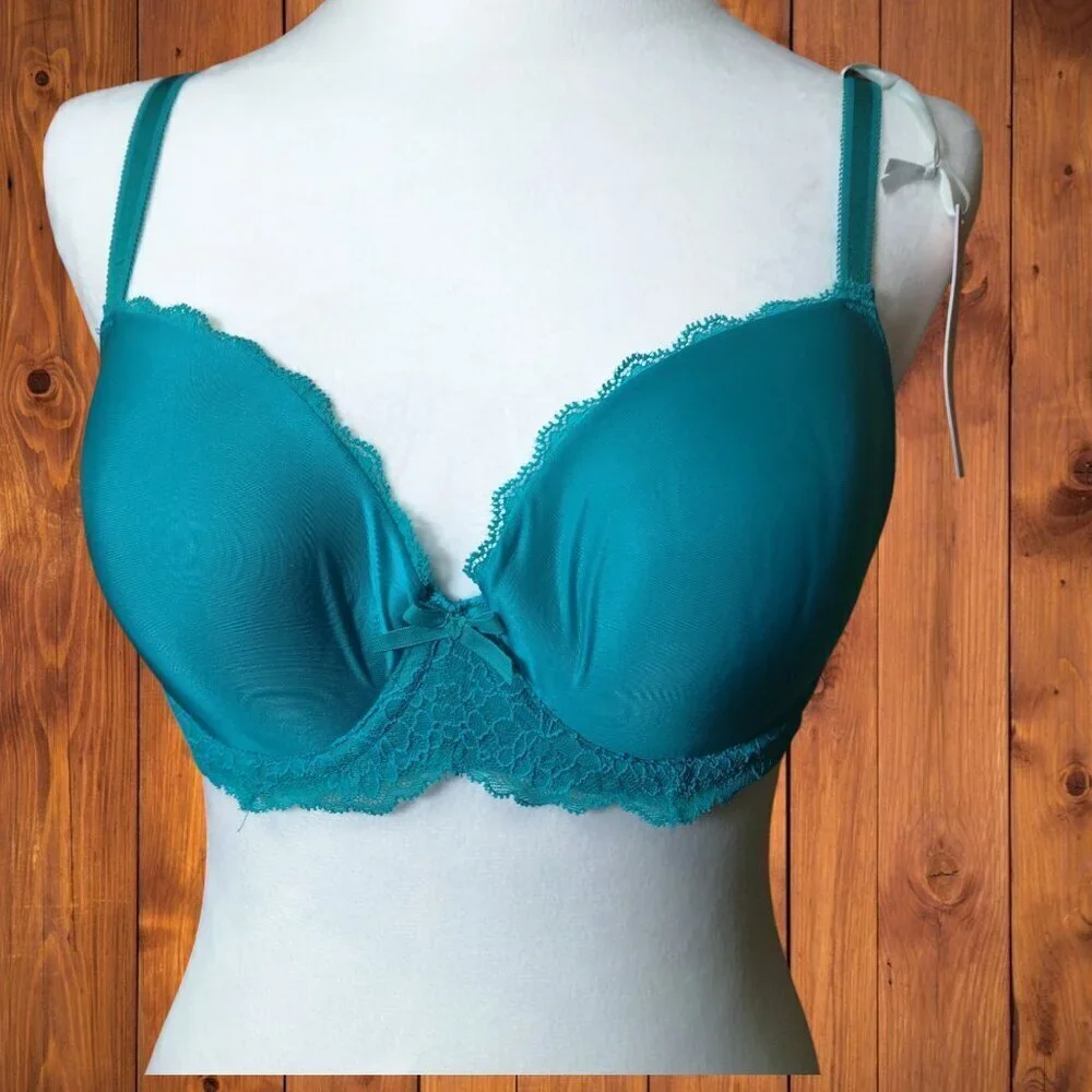 Victoria's Secret Size 32DD Dream Angel Demi Padded Bra Underwire Lace Romantic